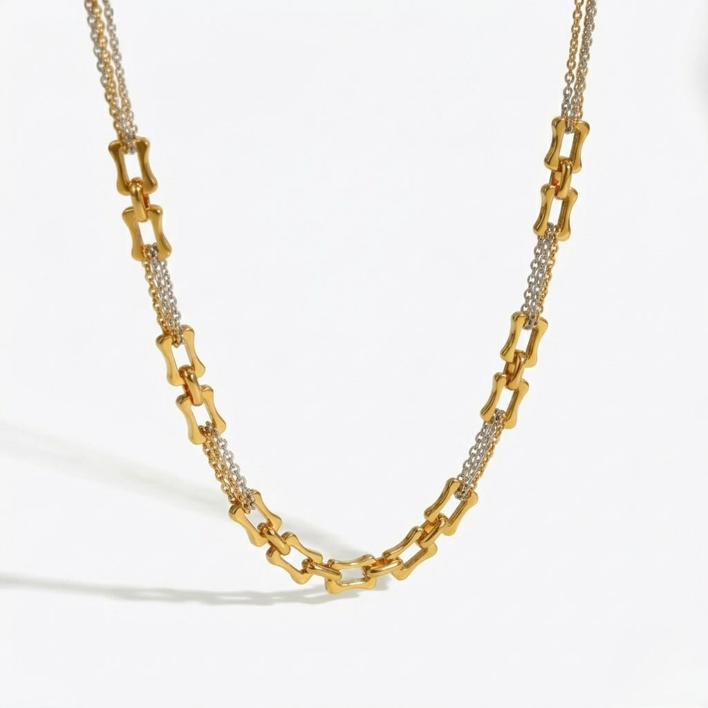 Dual Link Chain Necklace