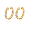 Pavé Hoop Earrings